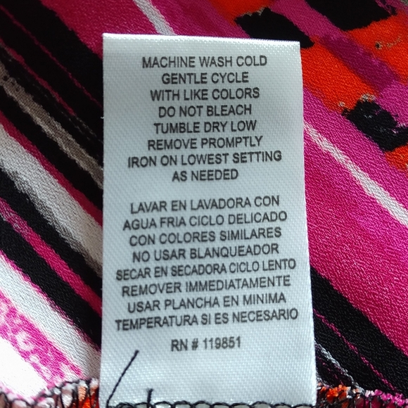 TARGET 1X Zig Zag Hem Sleeveless A-line Blouse NEW - Picture 9 of 10